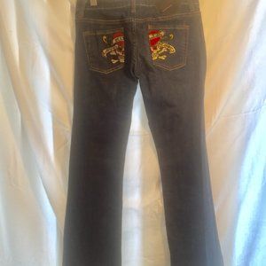 Ed Hardy by Christian Audiger dark denim jeans